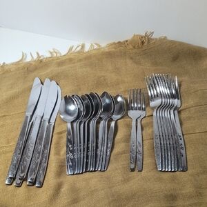 Vintage Stainless Steel Silver Cutlery Lot